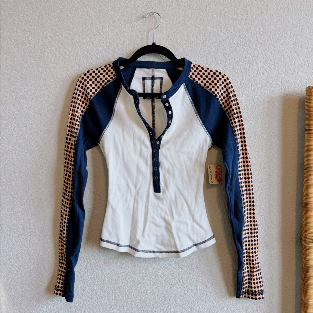 NWT FP Movement ‘Kick Off Layer’ Henley Top